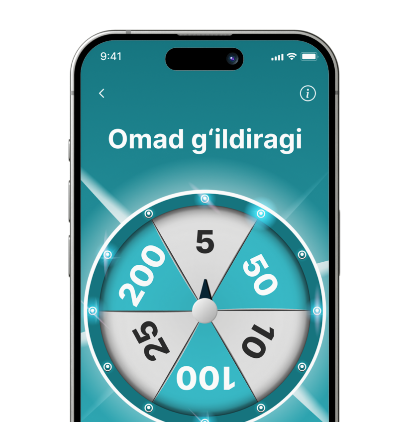 Viktorinalar va "Omad g‘ildiragi" bonusi